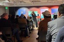 Audience at a Human+Tech Week partner event