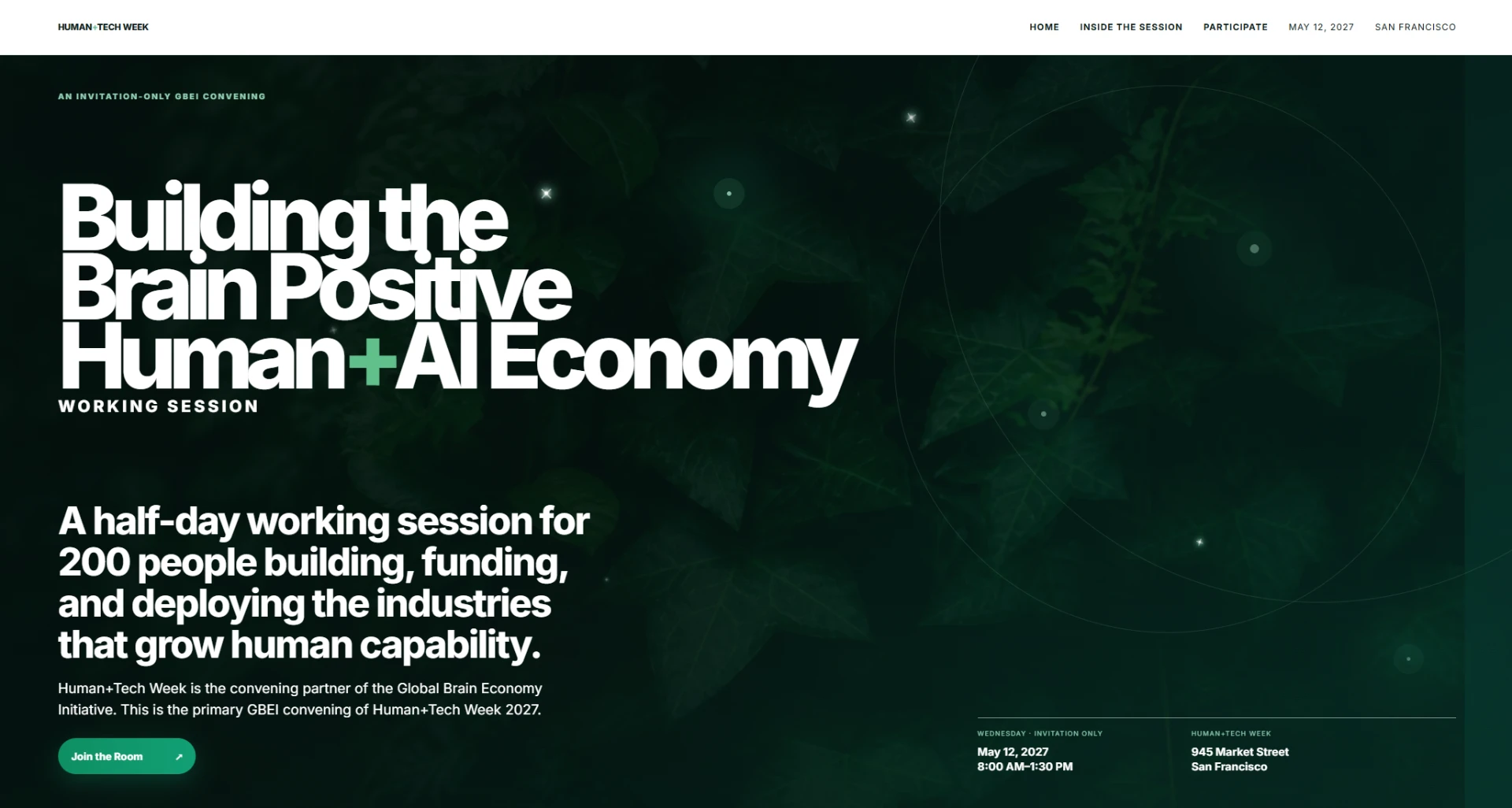 Building the Brain Positive Human+AI Economy key art.