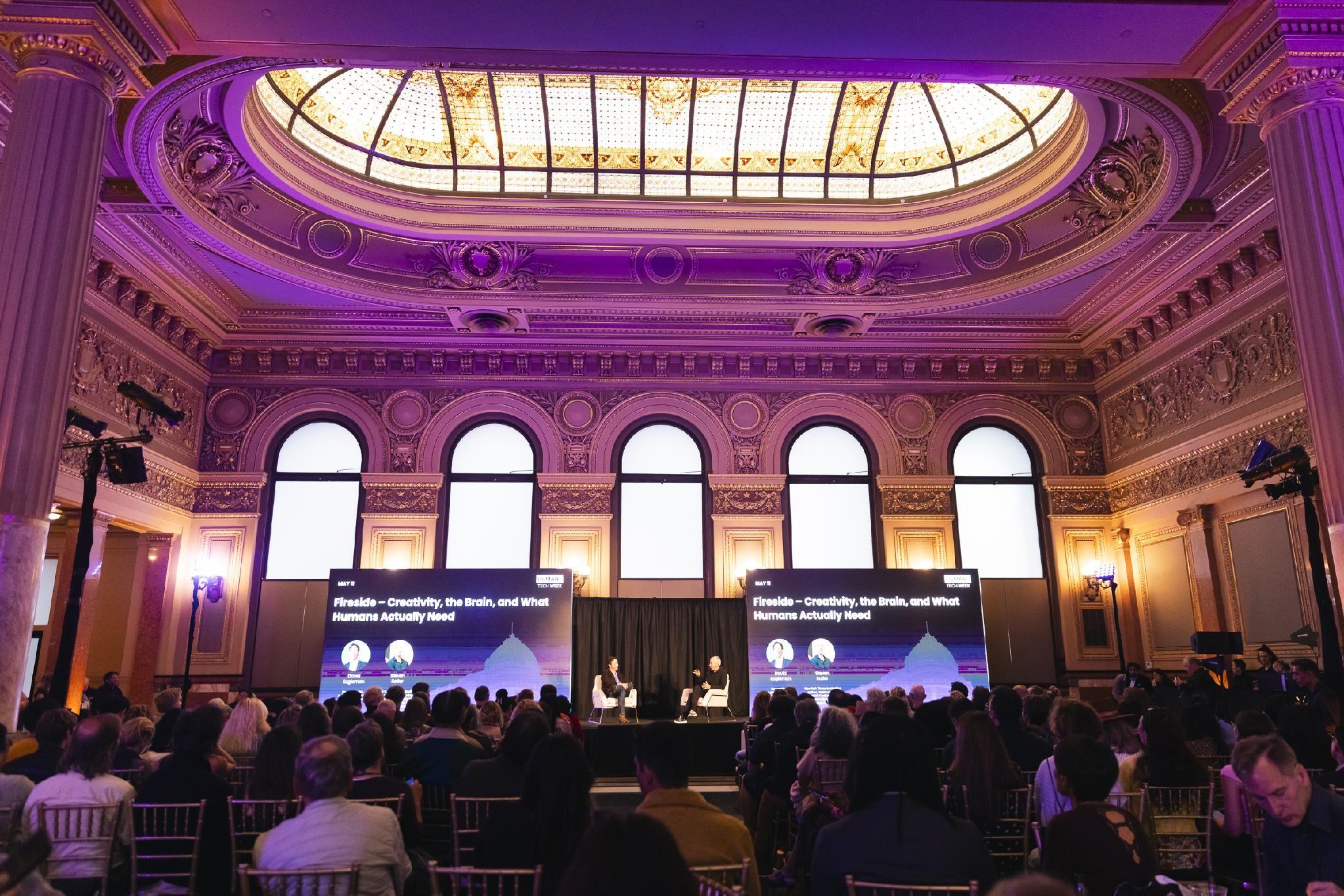The main stage at The Hibernia during Human+Tech Week 2026